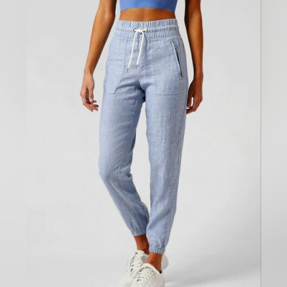 Athleta Cabo Linen Beach Retreat Jogger Pant